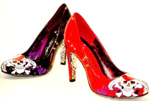 Schrille Pumps von Ed Hardy